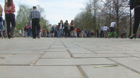 Pedestrians Stock Footage 5749011
