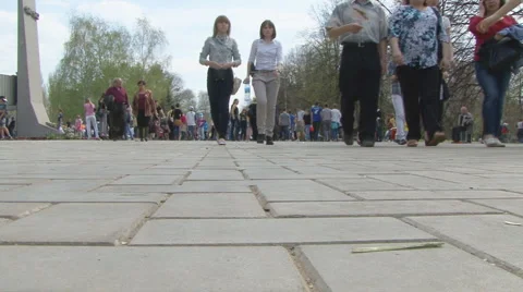 Pedestrians Stock Footage 5750069