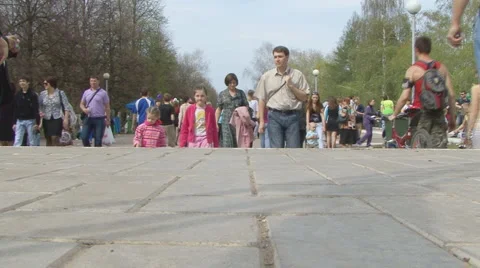 Pedestrians Stock Footage 5752516