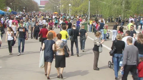 Pedestrians Stock Footage 5754587