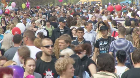 Pedestrians Stock Footage 5773306