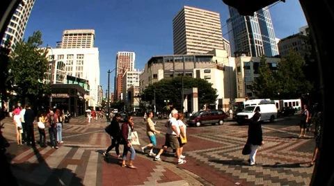 Pedestrians Stock Footage 8633167