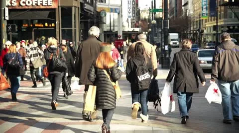 Pedestrians Stock-Footage 10717643
