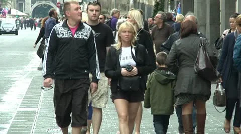 Pedestrians Stock Footage 10720458