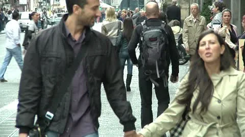 Pedestrians Stock Footage 10720750