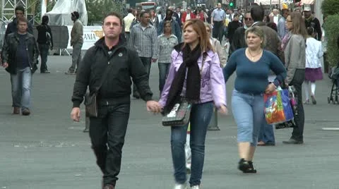 Pedestrians Video stock 10720759