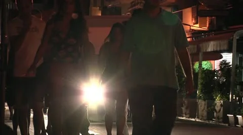 Pedestrians Stock Footage 12060996