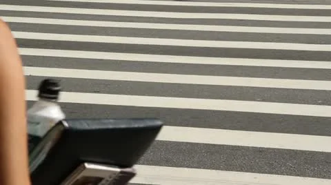 Pedestrians Stock Footage 21764129