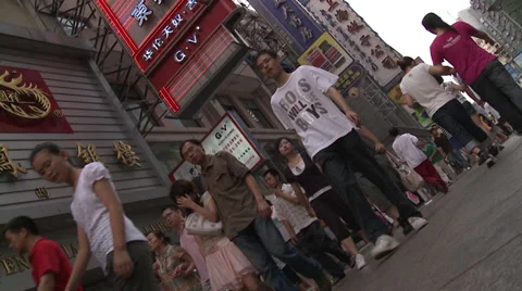 Pedestrians Stock Footage 38178352