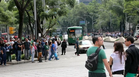 Pedestrians Stock Footage 40062535