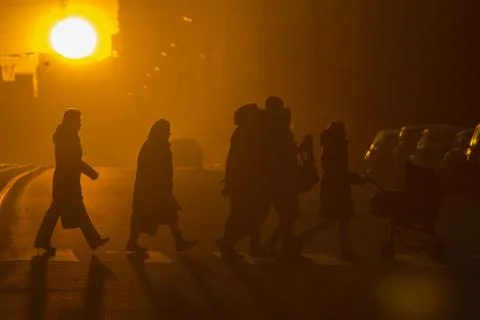 Pedestrians Stock Photos