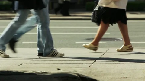 Pedestrians (timelapse) Stock Footage