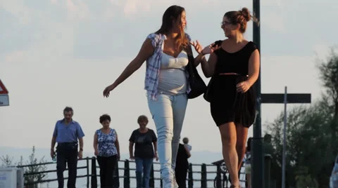 Pedestrians walking. Stock Footage 30115818