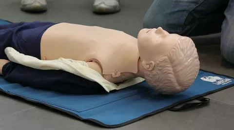 PEDIATRIC BASIC LIFE SUPPORT AND DEFIBRILLATION-005 Stock Footage 20501921