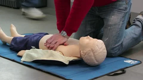 PEDIATRIC BASIC LIFE SUPPORT AND DEFIBRILLATION-002 Video stock 20502075