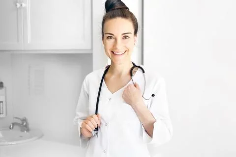 Pediatrician. Foto stock