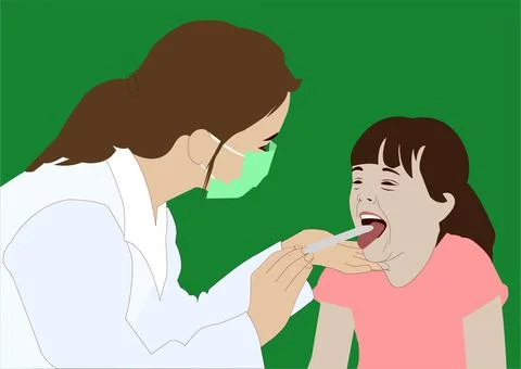Pediatrician Vector Illustration 2 Stock Illustration