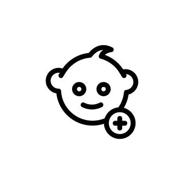 Pediatrics icon. Linear vector illustration from medical services collection. Stock Illustration