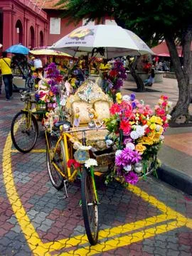 Pedicab, Malacca Stock Photos
