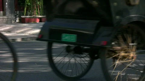 The pedicabs 2 Stock Footage 286627