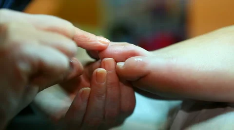 Pedicure, massage 動画素材 1105660