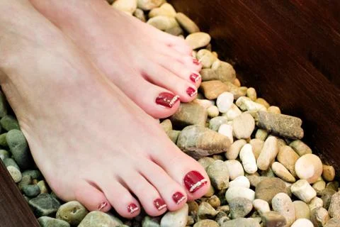 Pedicure Foto stock