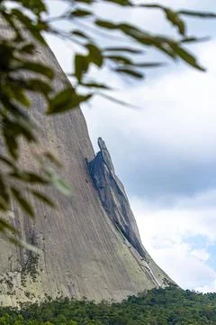 Pedra Azul in Domingos Martins, state of Espirito Santo, Brazil. The stone .. Stock Photos