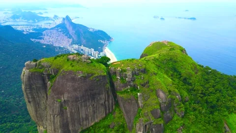 Pedra da gavea giro Video stock 267447989