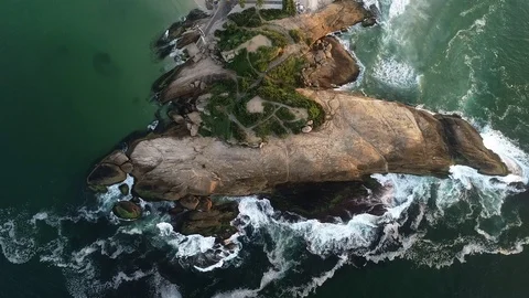 Pedra do Arpoador Stock Footage 106838987