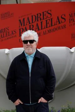 Pedro Almodovar presents his latest film 'Madres Paralelas', Madrid, Spain - 04  Stock Photos