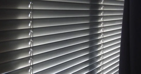 Peeking Through Blinds - Spying 動画素材 85451016
