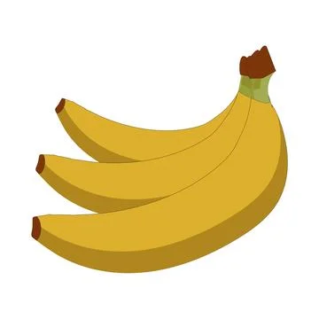 Peel banana, Flat Design Fruit Icon vector illustration. Stock Illustration