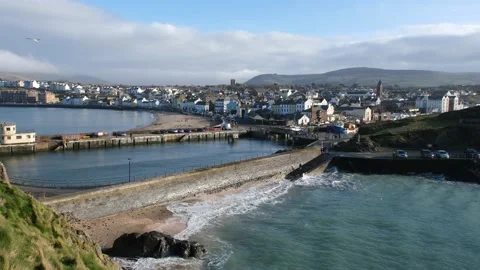Peel, Isle of Man Stock Footage 148827764