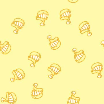 Peel mandarin orange vector seamless pattern Stock Illustration