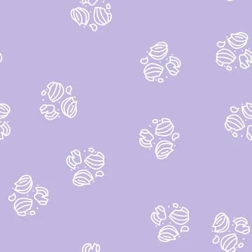 Peel of onion line seamless pattern Stock Illustration