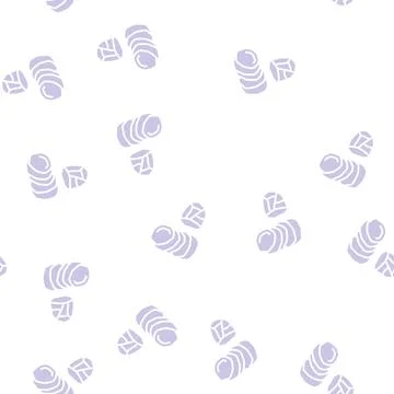 Peel potatoes glyph seamless pattern Ilustração Stock