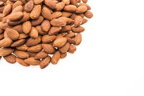 Peeled Almonds 스톡 사진