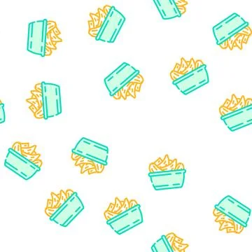 Peeled garlic vector seamless pattern Illustrazione stock