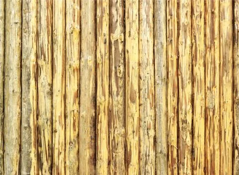 Peeled logs Stock Photos