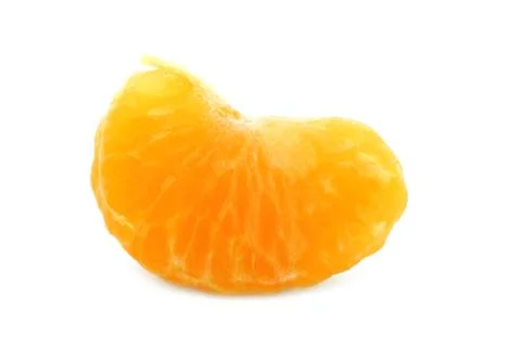 Peeled mandarin segment Stock Photos