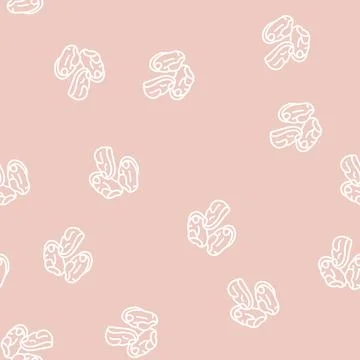 Peeled mussel line seamless pattern 스톡 일러스트