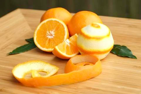 Peeled Oranges Stock Photos