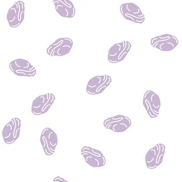 Peeled oyster glyph seamless pattern 스톡 일러스트