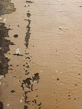 Peeled paint. Old cracked paint. Dirty vintage background with old paint Foto stock