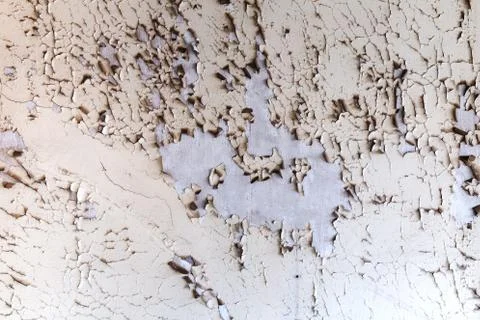 Peeled painted wall, background Stock Photos