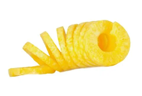 Peeled pineapple Stock Photos