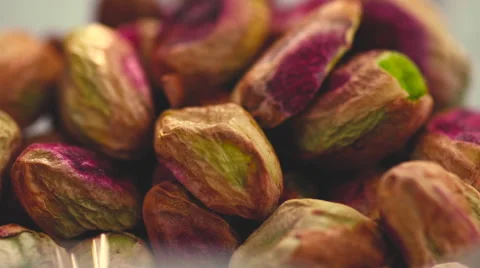 Peeled pistachios close up Stock Footage 54092191