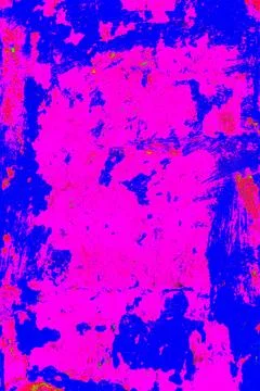 Peeled plaster brick wall background, peeling brickwork paint. Changed color  Foto stock