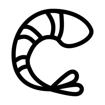 Peeled shrimp イラスト素材