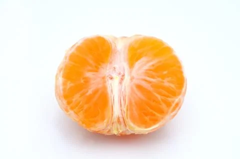 Peeled tangerine Stock Photos